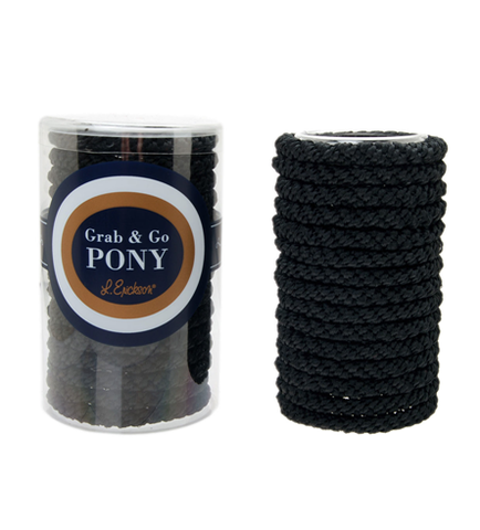 L. Erickson Grab & Go Pony Tube - Black