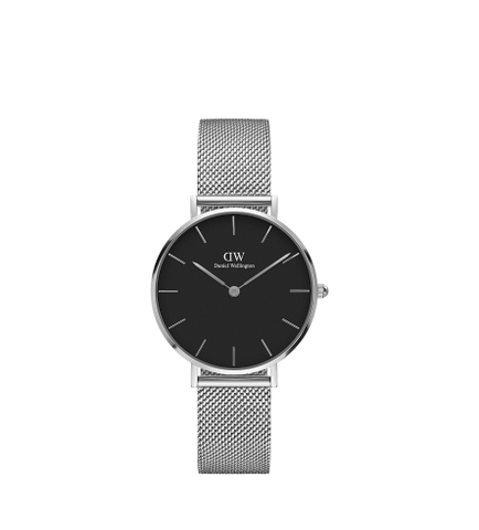 DANIEL WELLINGTON CLASSIC BLACK STERLING SILVER 32MM