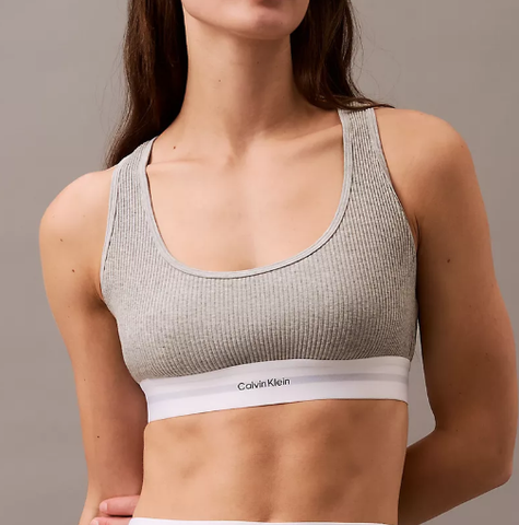 Calvin Klein Underwear Cotton Modal Stretch Rib Lightly Lined Bralette